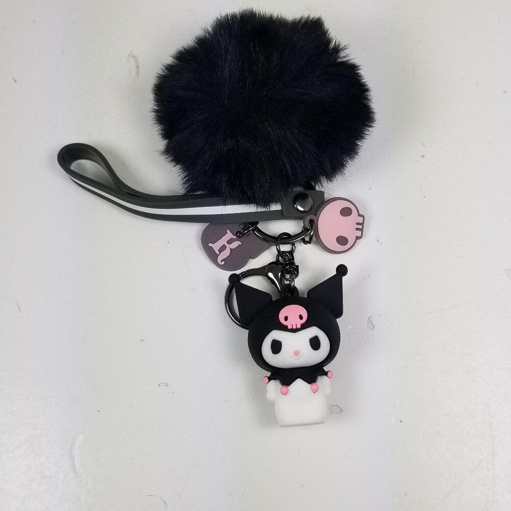 Kumori Pom Pom Keychain Kawaii Key chain for Backpack Decoration